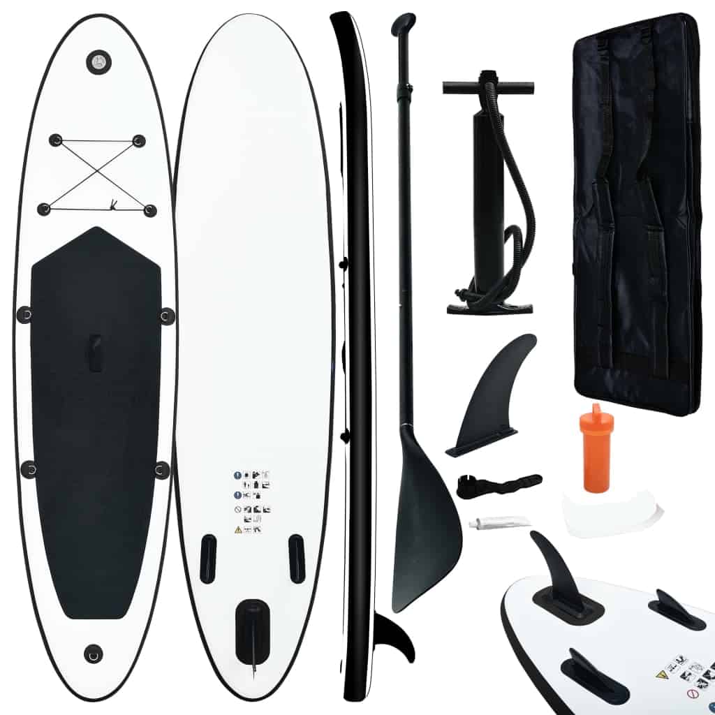 5 Stück Schwarz Weiß Smart Stand Up Paddle Board Surfbrett Sup Auto Air Vent 